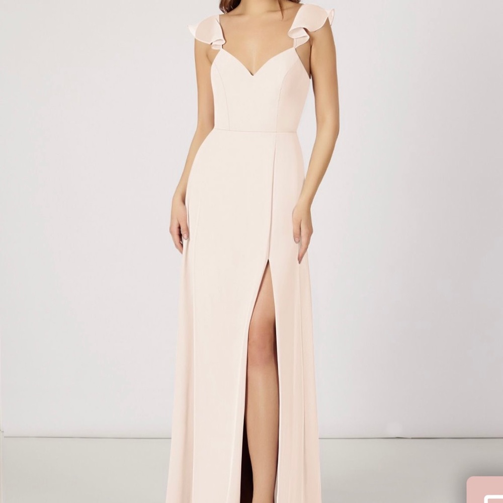 Azazie Everett Bridesmaid Dress Rose Petal